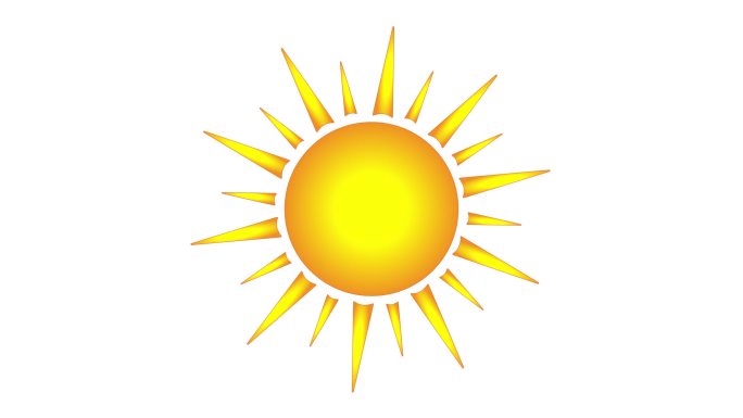 太阳矢量图形图标