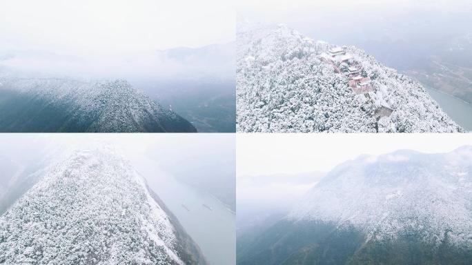 巫峡春雪