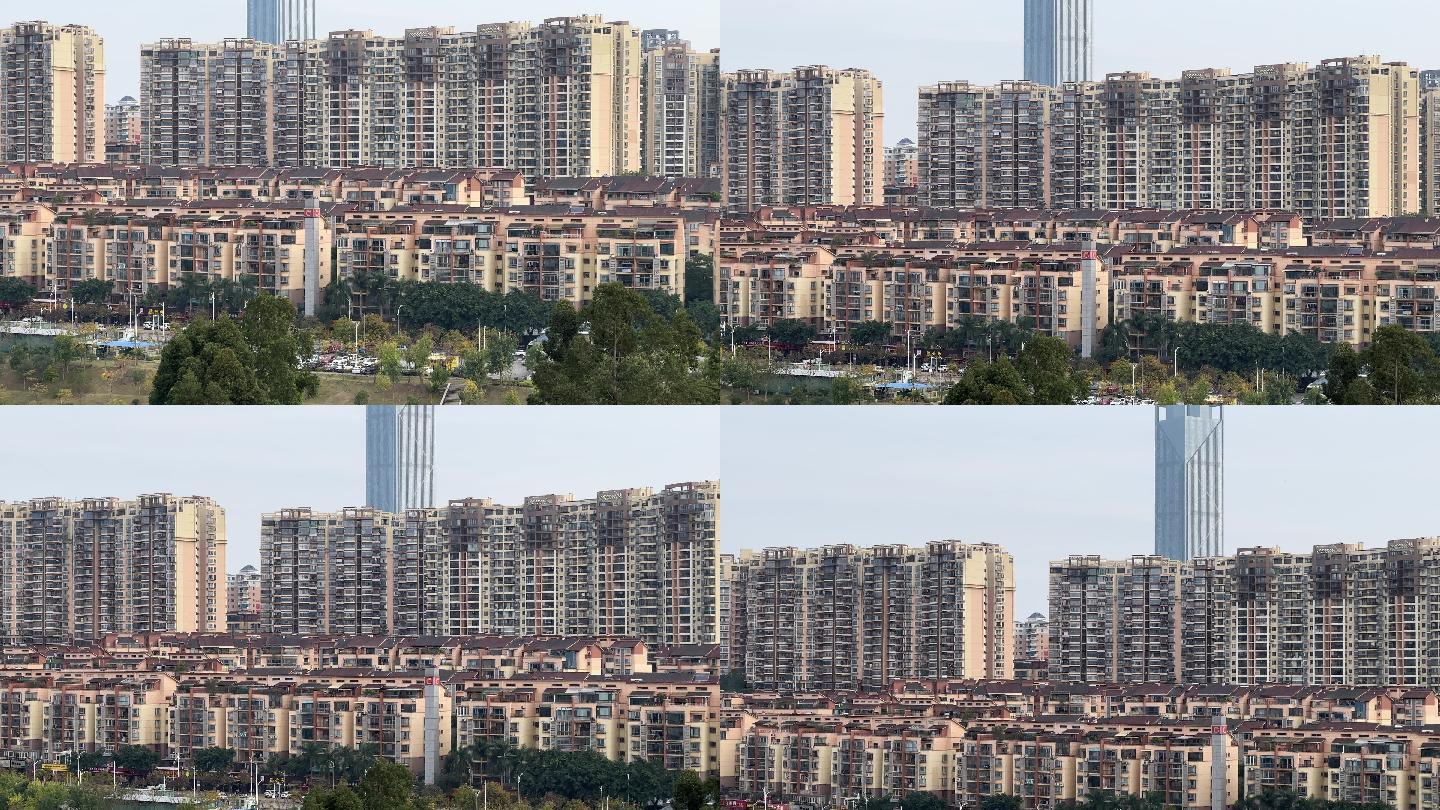 南宁房地产密集型高档住宅小区与金投中心