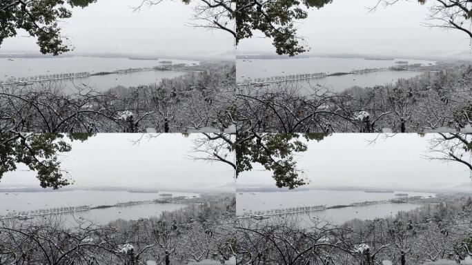 西湖雪景