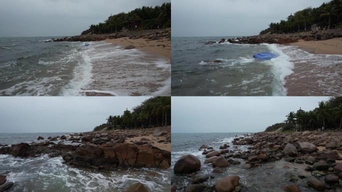 鸟瞰海浪 气势磅礴