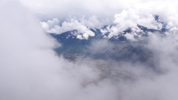 秘鲁 大山 航拍4k 外国风景 山峰远景