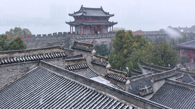 襄阳雪景