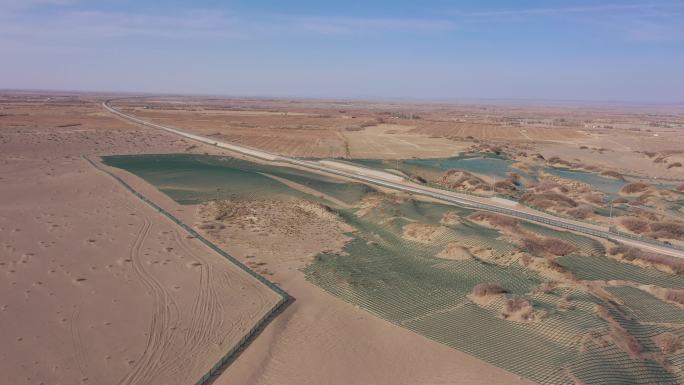 沙漠铁路防沙网