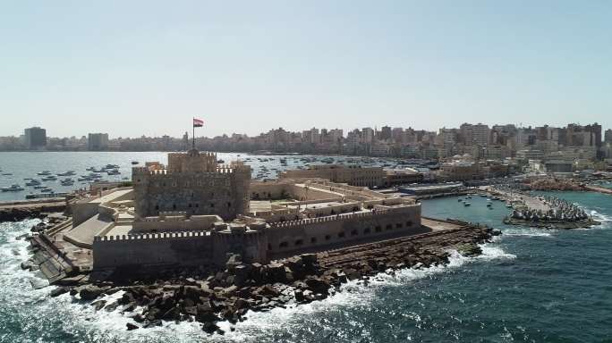 埃及亚历山大市海-盖特湾城堡