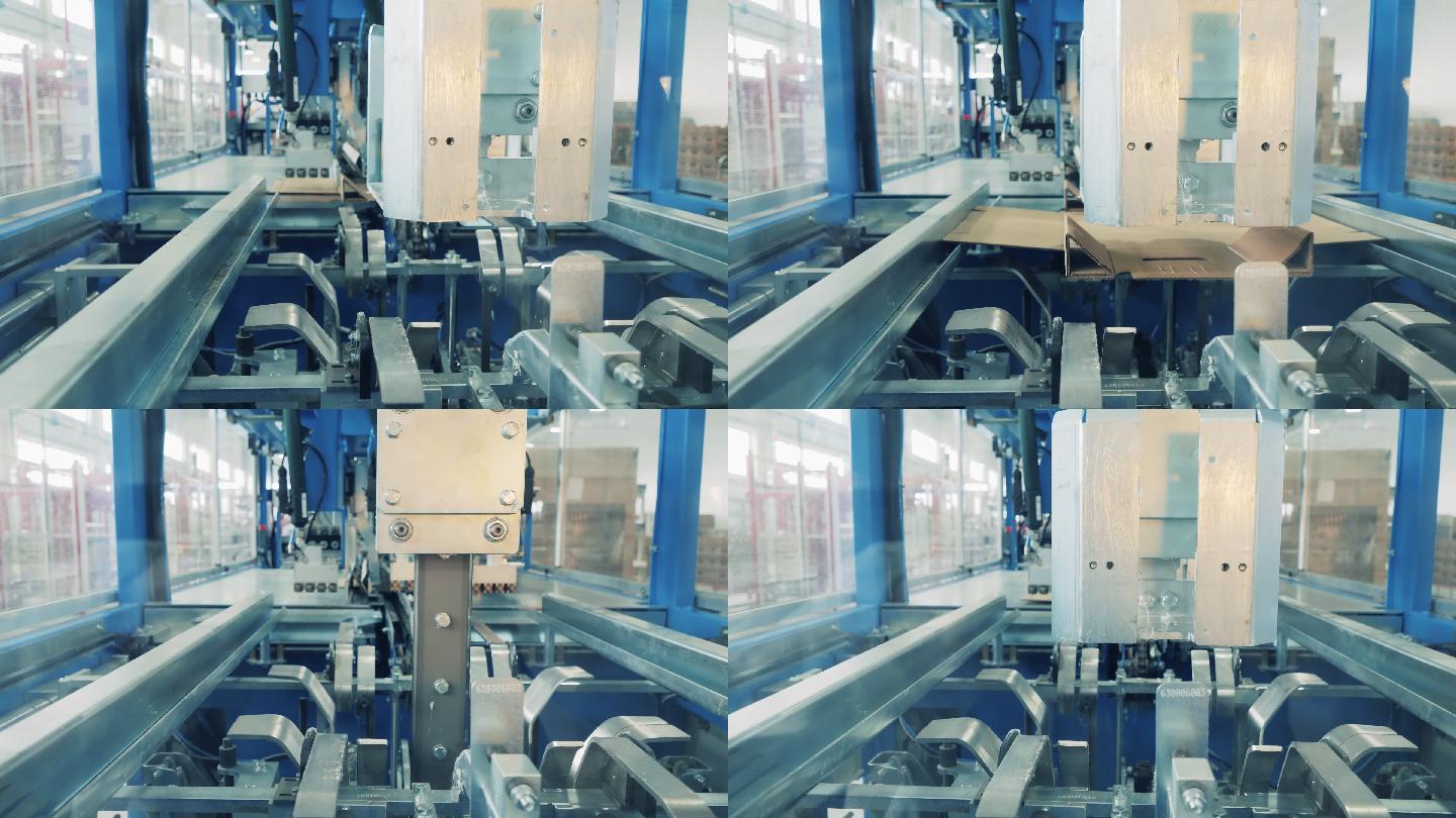 工厂印刷机生产纸箱
