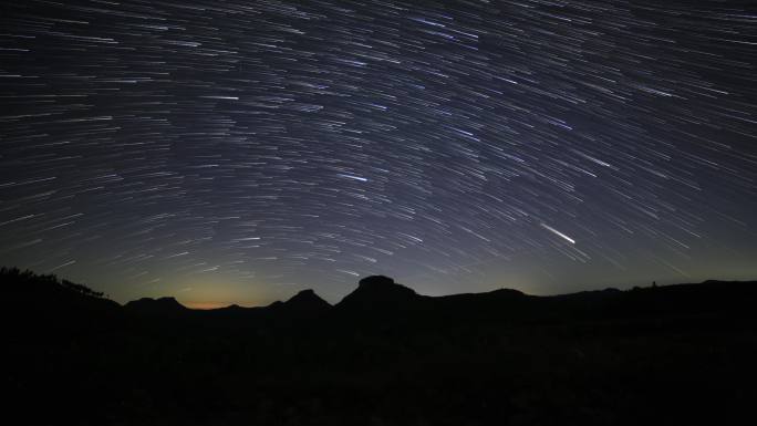 4K正版视频 流星雨延时视频