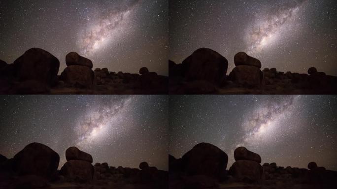 卡鲁卡鲁夜间延时夜空视频星辰银河星河星空