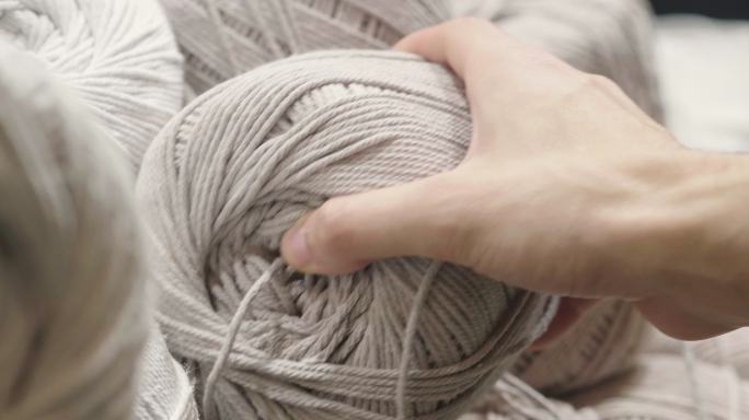 毛线球织毛衣毛线针线纺织业