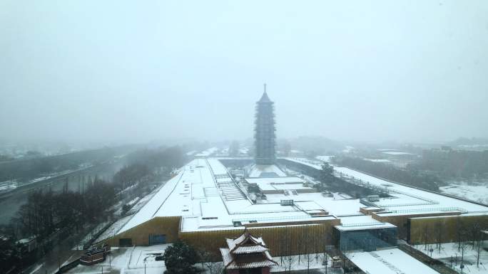 南京雪景 大报恩寺雪景