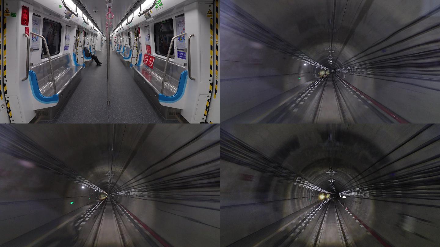 深圳市地铁20号线前进视角4K