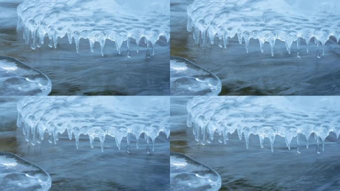 冰雪融化流水8k视频