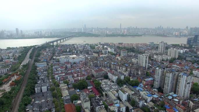 武汉市鸟瞰图湖北航拍宣传片风景风光