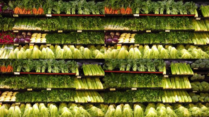超市蔬菜展示商场商业品牌导购超市人流量逛