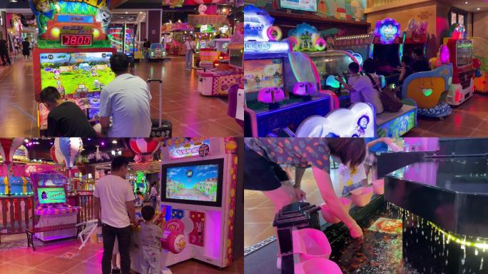 【4K原创】商场儿童电子游戏厅
