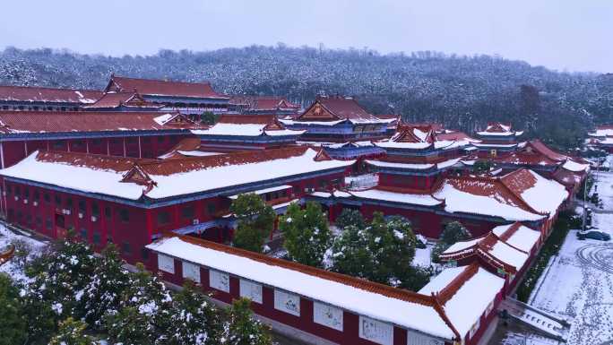 大雪-千年古寺