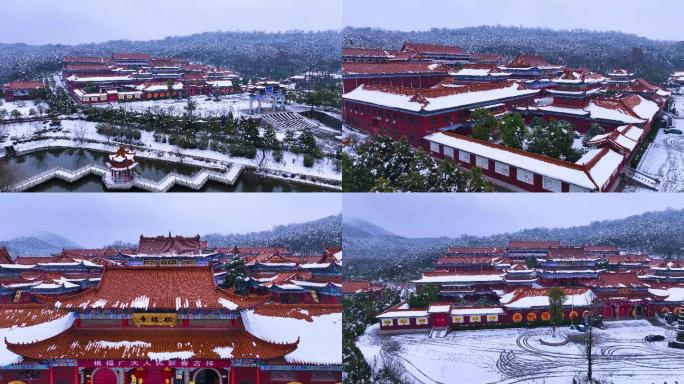 大雪-千年古寺