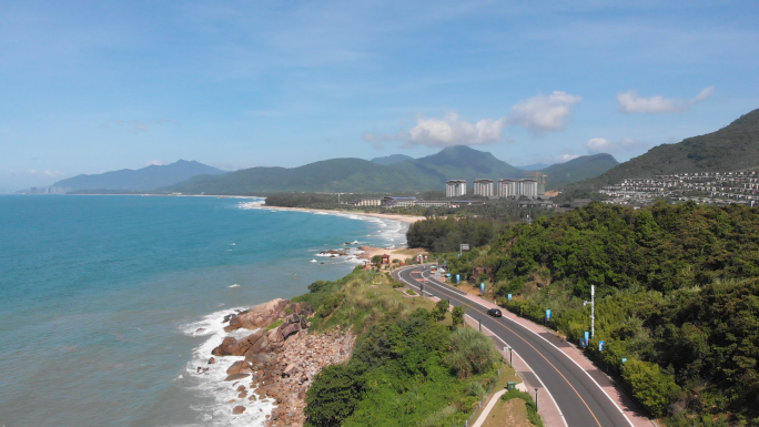 万宁 沿海公路 石梅湾 加井岛 海南