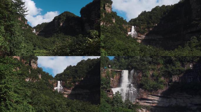 山区瀑布视频云南深山里的大瀑布大叠水