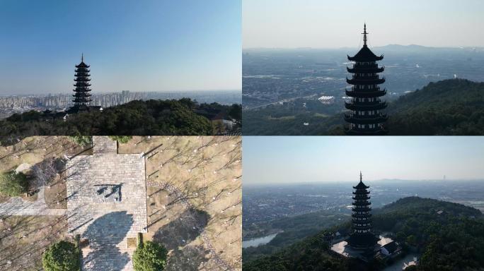 4k-香山-聆风塔-香山航拍