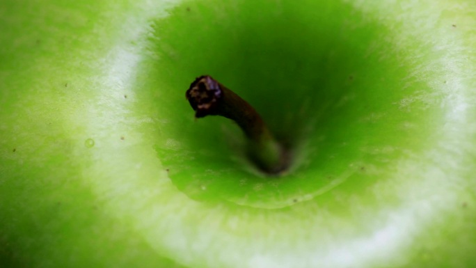 青苹果苹果微距绿色水果维生素