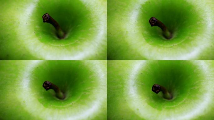青苹果苹果微距绿色水果维生素
