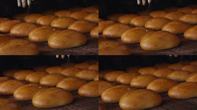 面包烘焙厂烘烤美食副食