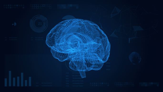大脑神经AE模板展示科技感数字化