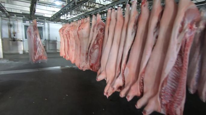 市场批发 高清视频素材  实物拍摄  肉