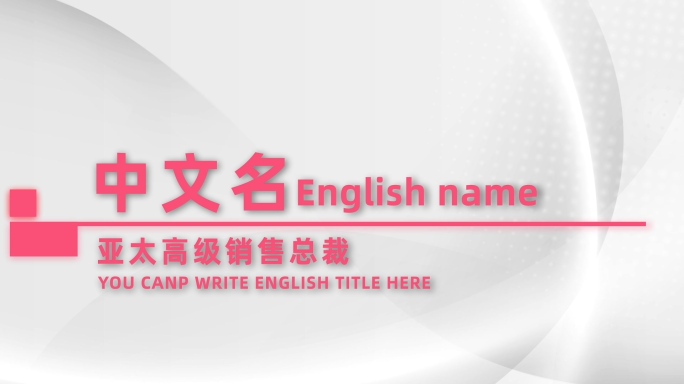 无插件简约人名条