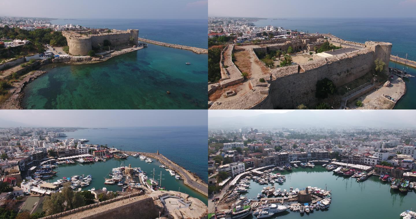 北塞浦路斯基里尼亚城堡和港口