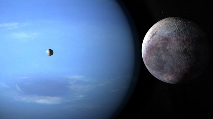 围绕海王星运行的普罗特斯卫星