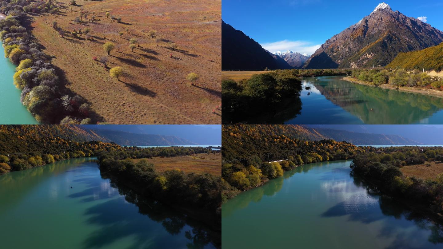 西藏林芝措高村的水乡