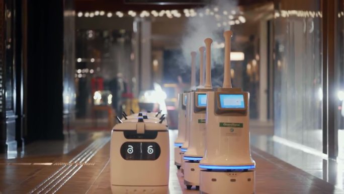 机器人表演机器人人工智能跳舞的机器人5g