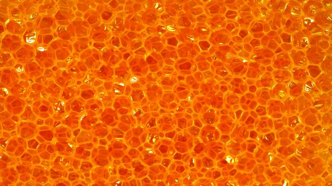 橙色泡沫海绵背景