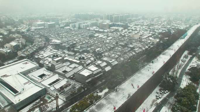 中华门城墙雪景