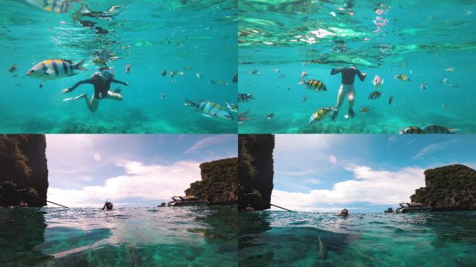 生活就是冒险三亚潜水游泳海南海岛