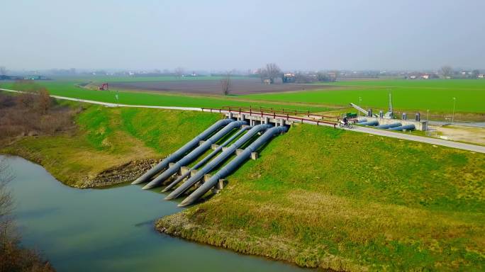 河流供水系统管道水利灌地农田工程排灌喷灌