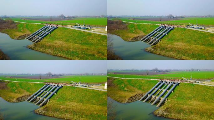 河流供水系统管道水利灌地农田工程排灌喷灌