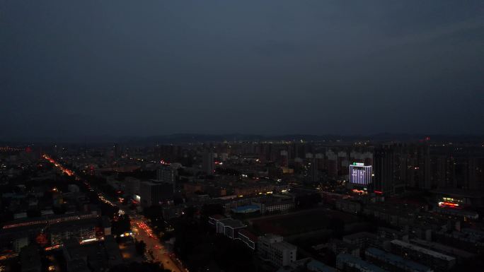 辽阳夜景、辽宁辽阳、辽阳城市夜色、辽阳市