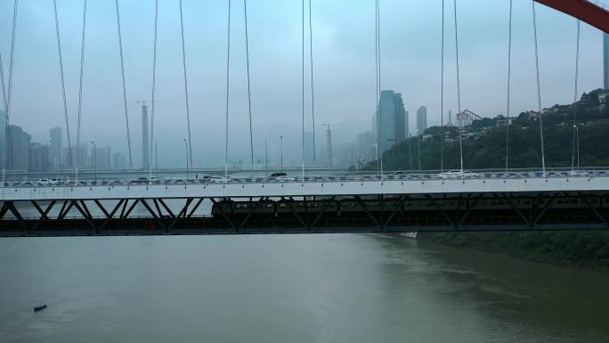 大雾重庆大桥-4k