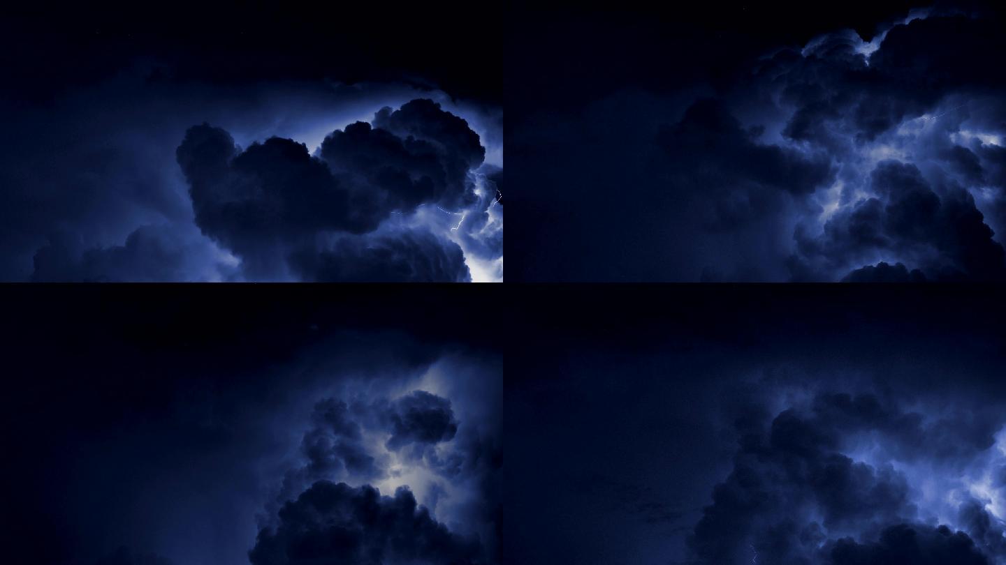雷暴前惊人的乌云形成高清摄影大图-千库网