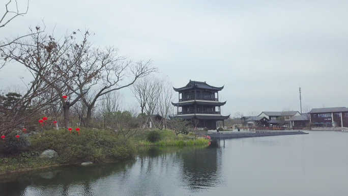 南京高淳固城湾航拍