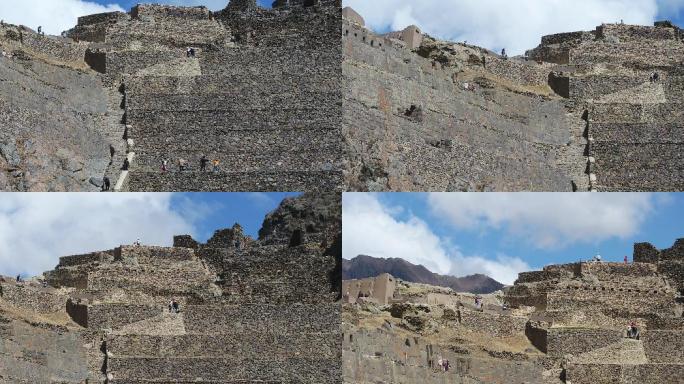 秘鲁 神庙遗址 文明遗迹 4k航拍 风景