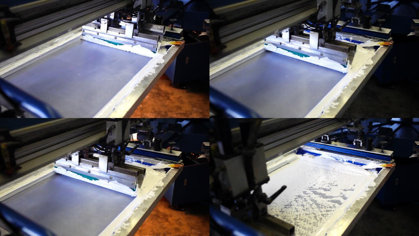 丝网印刷机打印输出油墨工业