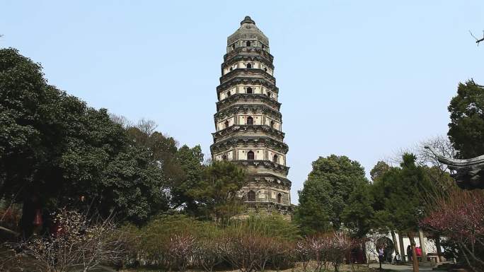 苏州虎丘塔寒山寺原始素材