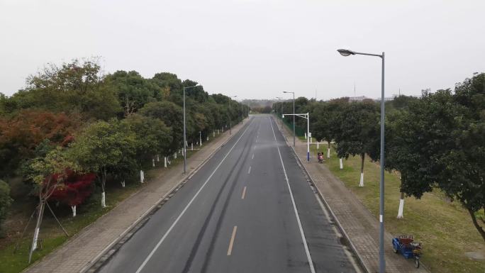 4K航拍-无锡东港公路道路视频素材