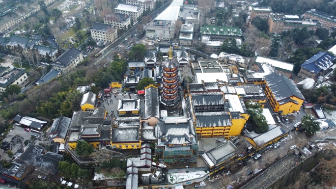 南京鸡鸣寺雪景