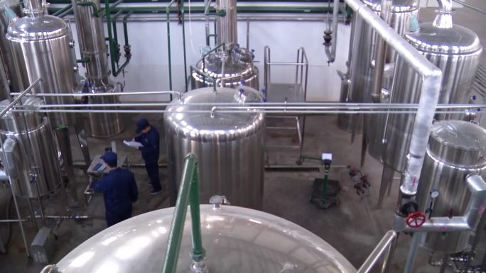 现代化锅炉制药工作检查实拍