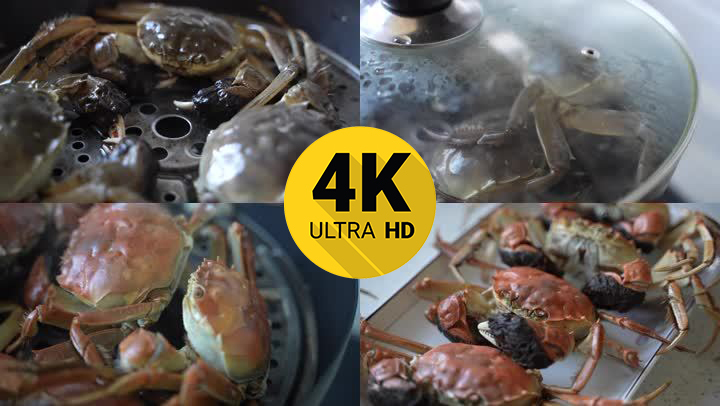 4K煮螃蟹全过程